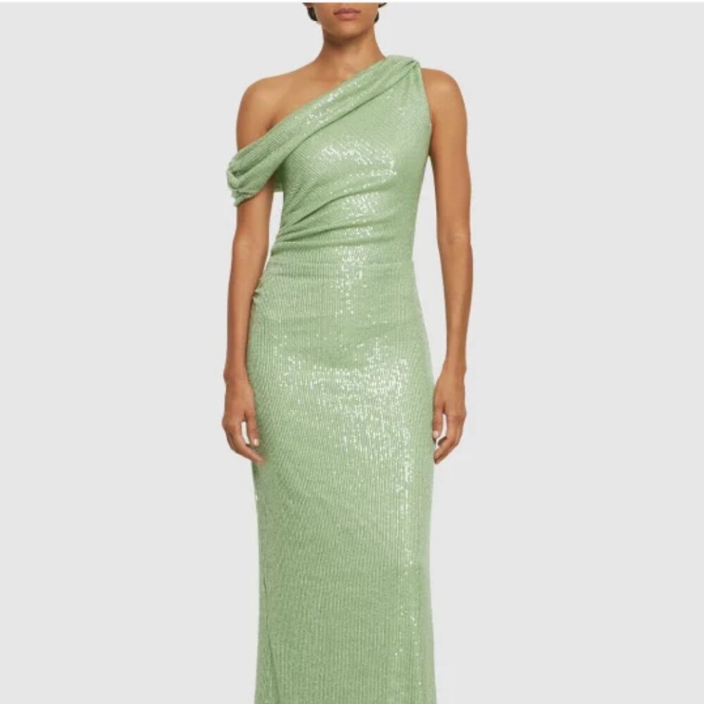 NWT Baobab Primrose Sequined Draped Maxi Dress